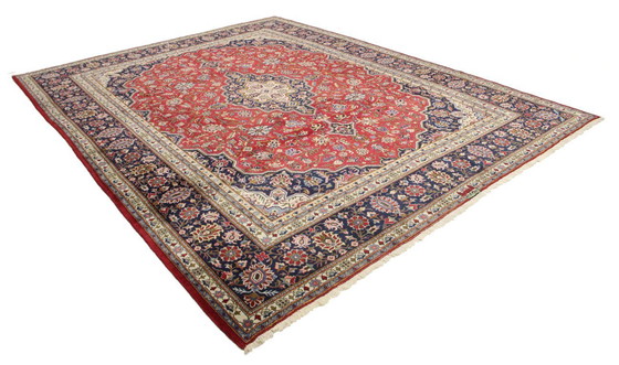 Image 1 of Tappeto persiano originale Keshan, Kashan Rosso 358 x 278 cm Ottime condizioni Classico Antico