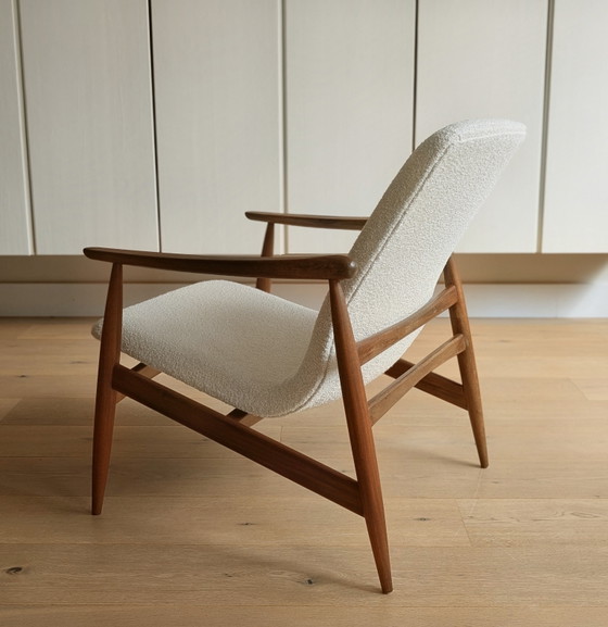 Louis van Teeffelen pour la chaise longue WéBé | années 1960 – Fauteuils, Textile, Wood (photo 10 of 14)