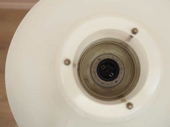 Lampada da terra danese in metallo bianco, design scandinavo minimalista, anni '70. – Lampade da terra (photo 4 of 9)