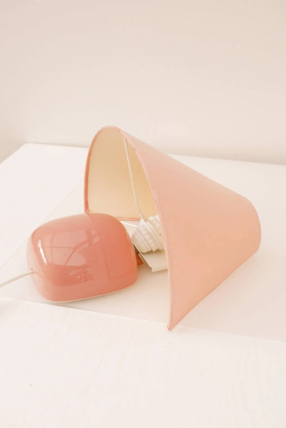 Vintage IKEA 80s sconce. A wall mounted lamp classic semi-round in pink – Wall lights, Metal (photo 16 of 17)