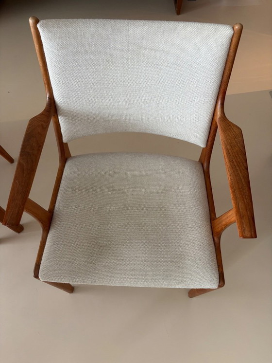 Image 1 of 5 sillas de comedor modernas de mediados de siglo de Johannes Andersen Uldum