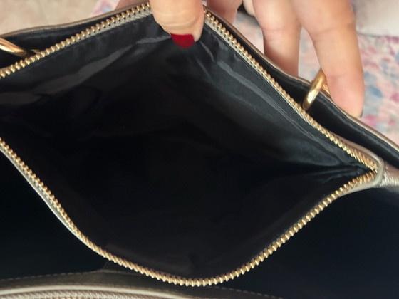 Borsa Shopping Gio Cellini Milano - Color Bronzo, Borse tote, Metallo, Skai, Marrone (foto 10 di 15)