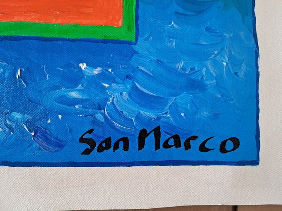 Image 1 of Artist canvas - Enzo SAN MARCO - Waves in other climes