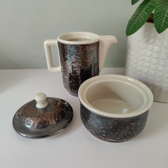 Image 1 of Lattiera e zuccheriera Art Deco WMF - placcate in argento