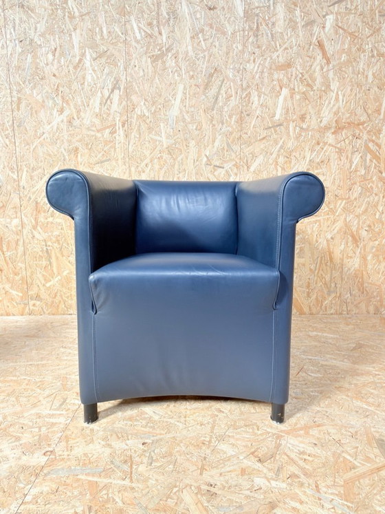 Image 1 of Poltrona Wittmann Petrol Leather Club Paolo Piva