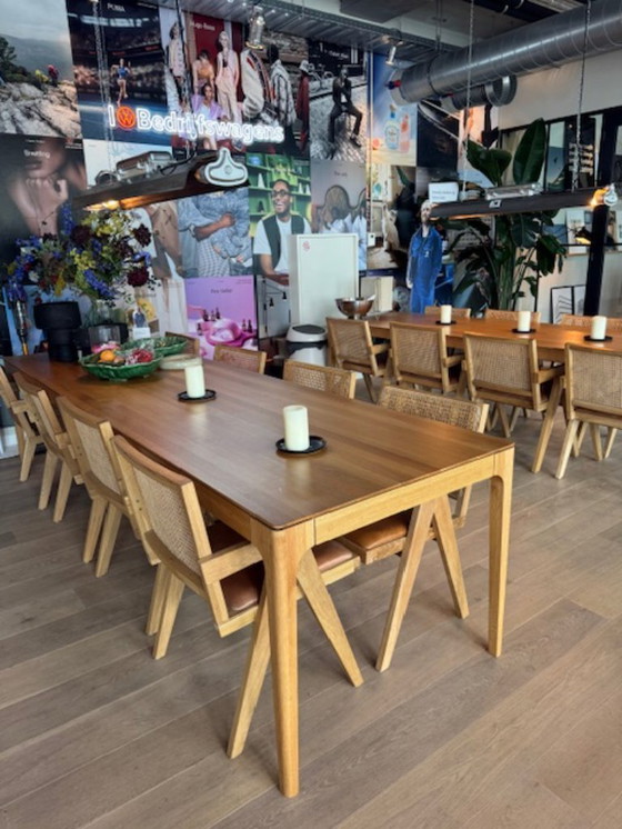 Image 1 of Sav&Økse - Rikke Dining table with 8 chairs (2 sets available).