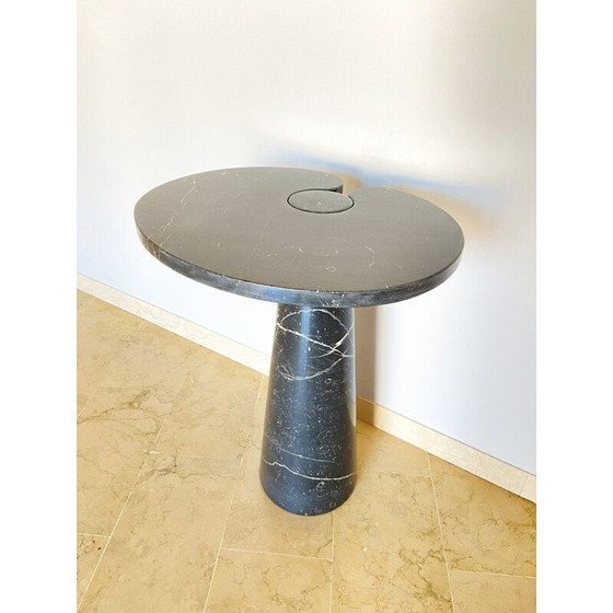Image 1 of Vintage black marble coffee table, Italy 1970s