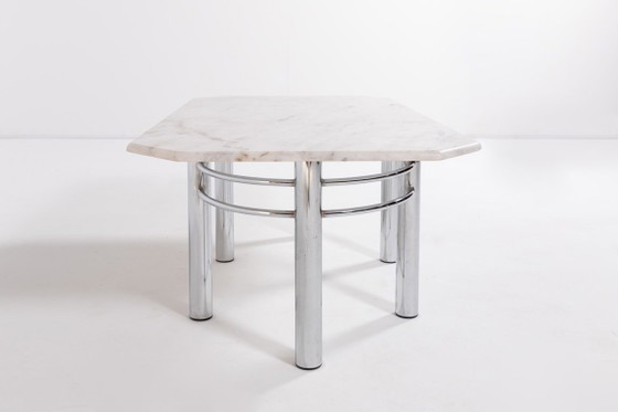 Image 1 of Modern Italian design marble coffee table