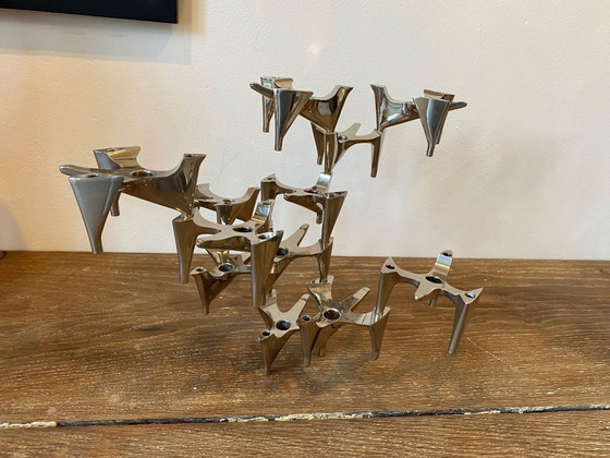 Image 1 of 1 modulaire kandelaar VOGELFLUG HAMMONIA MOTARD stijl NAGEL BMF vintage 1970 Lot F