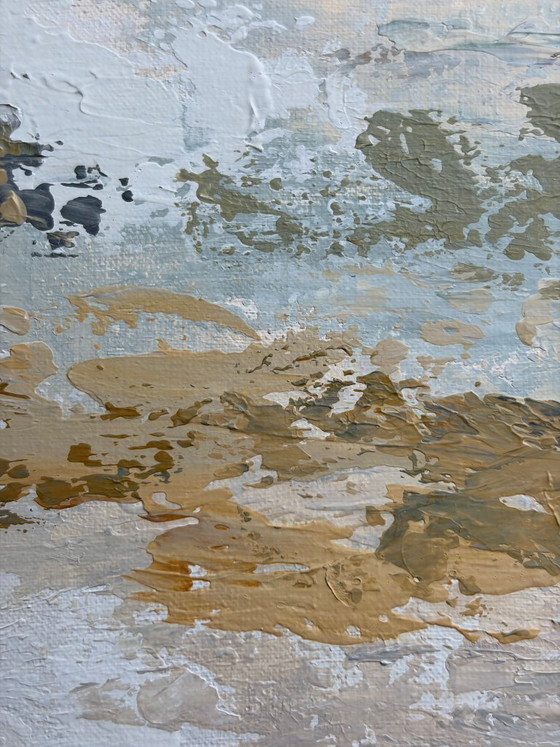 Image 1 of New Year's Day – semi-abstract landscape | modern impressionism | 60x60 cm