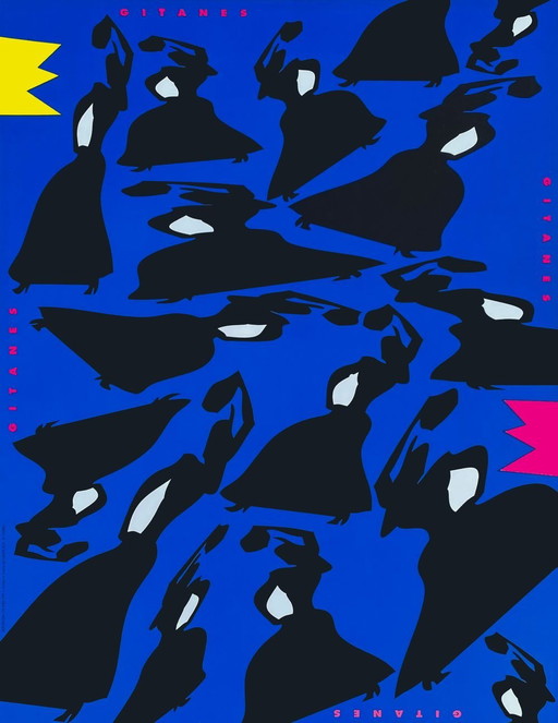 GITANES - HOMMAGE À MAX PONTY Tapiro original poster 1991