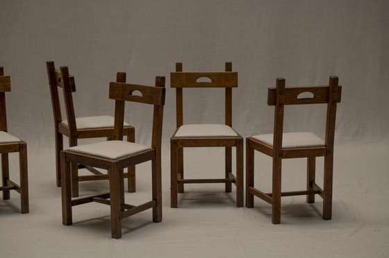 Image 1 of Brutalist Dining Chair Set