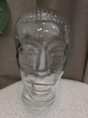 Vintage glass head 70s