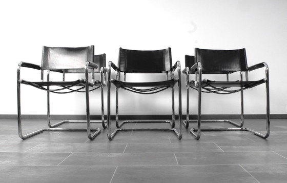 Image 1 of Ensemble de 6 chaises Matteo Grassi MG5 à structure tubulaire