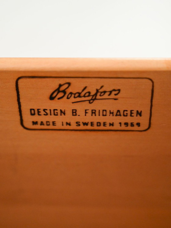 Image 1 of Small Scandinavian chest with black frames by Bodafors