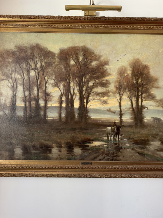 Dipinto Monumentale Jan Willem Von Borselen (1825-1892) – Dipinti e disegni, Canvas, Wood (photo 15 of 15)