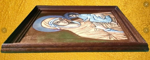Glass Art Atelier Flos - Ikone Maria mit Jesuskind