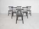 Poul M. Volther J46 Spindle Back Chair For Fdb Mobler, Denmark, 1956