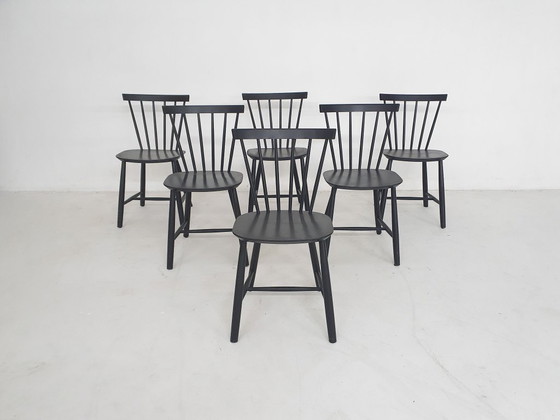 Image 1 of Poul M. Volther J46 Spindle Back Chair For Fdb Mobler, Denmark, 1956