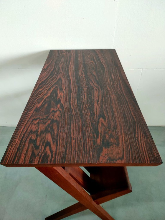 Image 1 of Vintage 1950s/60s book table side table magazine table (Van Teeffelen style)