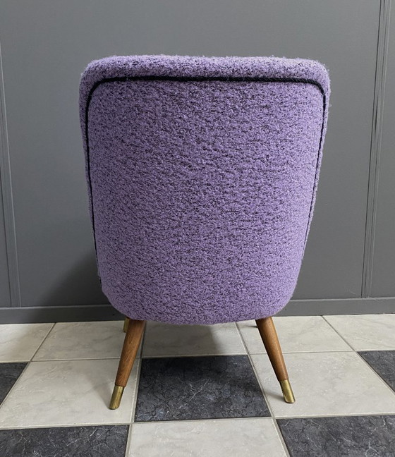 Image 1 of Purple wool chair 1960s