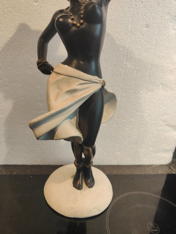 Image 1 of Statuetta Donna Africana Bernard Bloch