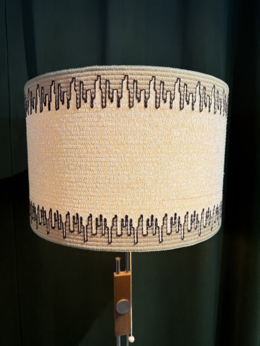 Lampadaire vintage – vloerlampen, Metal, Textile (photo 2 of 6)