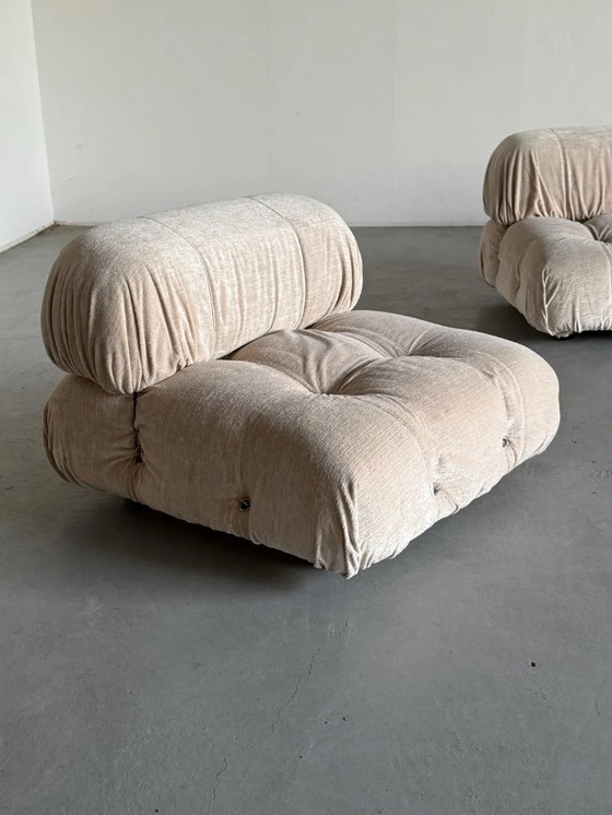 Image 1 of Iconic Camaleonda  Seating Set by Mario Bellini for C&B Italia with Gli Scacchi  Complements