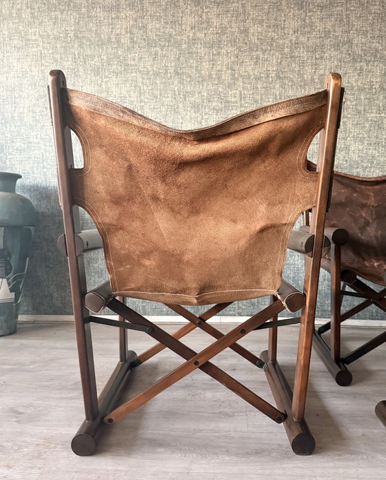 Image 1 of Pair of PL22 Lounge Chairs with Ottoman by Carlo Hauner & Martin Eisler for OCA, Brazil, 1960s