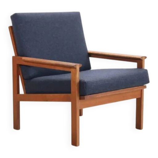 Oak Illum Wikkelso Capella armchair by Niels Eilersen – fauteuils, Scandinavian