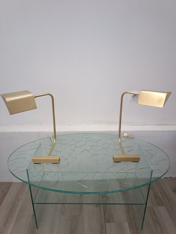 Image 1 of Paire de lampes contrepoids par Cedric Hartman 1960s