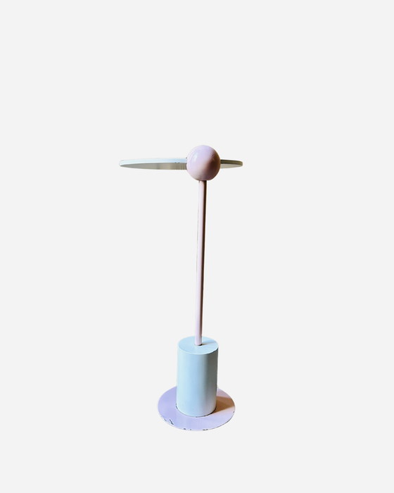 Image 1 of "Piccolo" side table in Memphis style - Edward Geluk for ArCo, Netherlands, 1984 Rotatable
