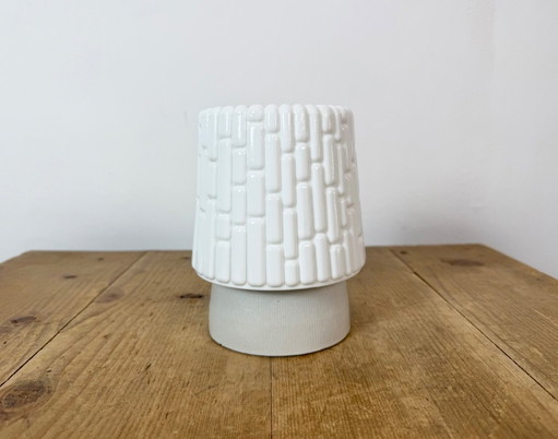 Lampadario vintage in porcellana bianca, anni '70 – plafondlampen, Glass, Ceramic (photo 2 of 11)
