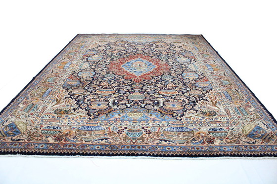 Image 1 of Tapis persan original noué à la main Kashmar Fein Paradise Design 411 X 307 cm Top Condition