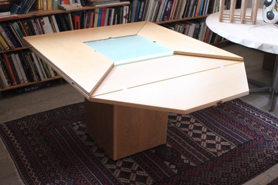 Image 1 of Tavolino trasformabile "cirkante" di Bob & Dries Vanden Berghe per Vanden Berghe Pauvers, Belgio 1970