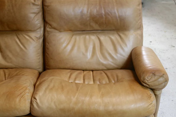 Image 1 of Divano in pelle, modello Albany, fine anni '70, edizione Roset