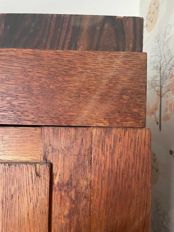 Magnifique armoire/placard à linge Art Déco ancien (années 1930) – Démontable – Wood (photo 11 of 17)