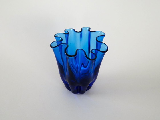 Image 1 of Cobalt vase, Danish design, 1970s, made in Denmark