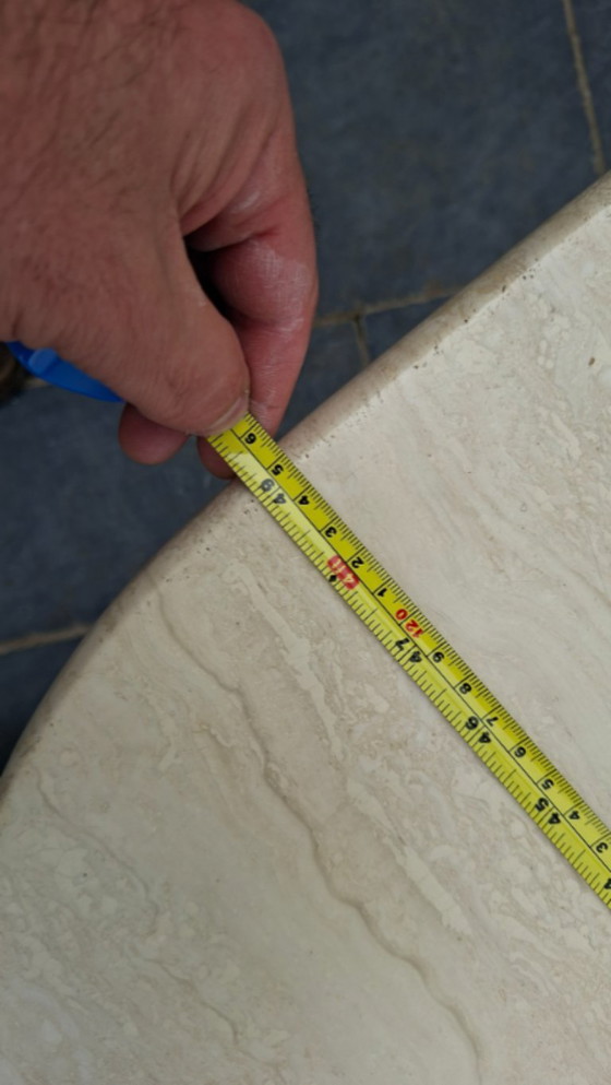 Image 1 of Vintage Travertine Coffee Table