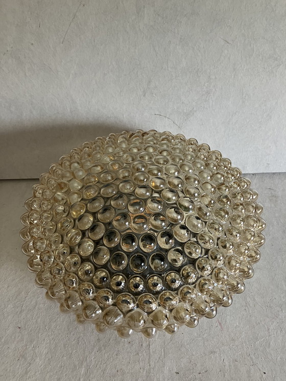 Image 1 of Plafonnier ou lampe à bulles en verre vintage 1960s