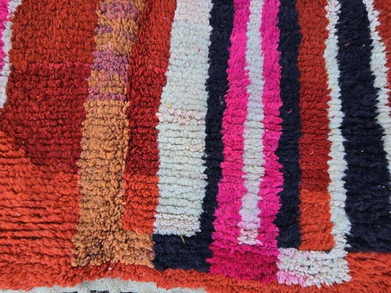 Marokkaans ecru vloerkleed met kleurrijke patronen 250cmx150cm – Vloerkleden en tapijten, Wool, Bohemian (photo 7 of 10)