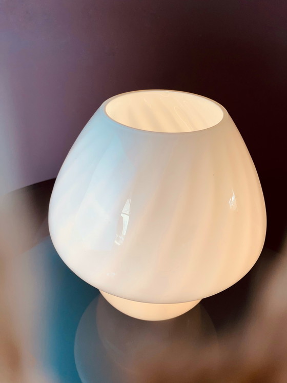 Image 1 of Lámpara de mesa con forma de hongo en espiral de Peill & Putzler