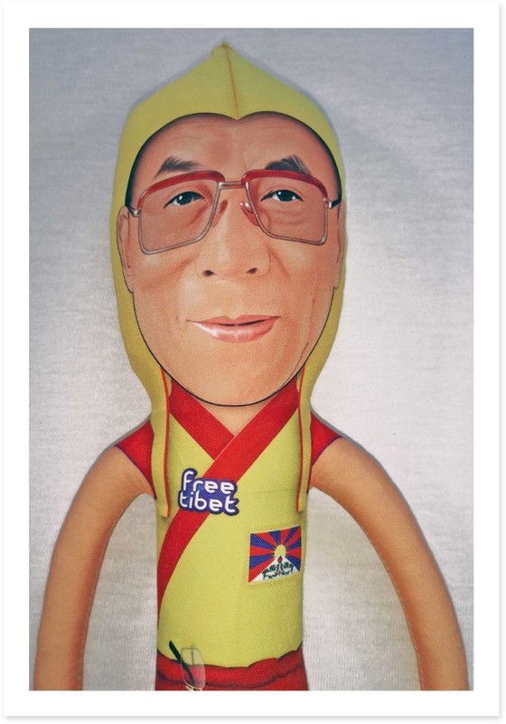 Image 1 of Dalai Lama Gift | Dalai Lama Decor | Dalai Lama Art Doll Collectible | Buddhist Home Decor