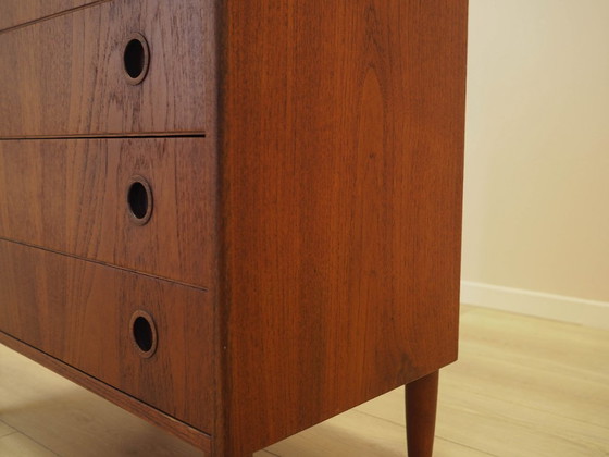 Image 1 of Teak chest of drawers, Danish design, 1970s, made in Denmark