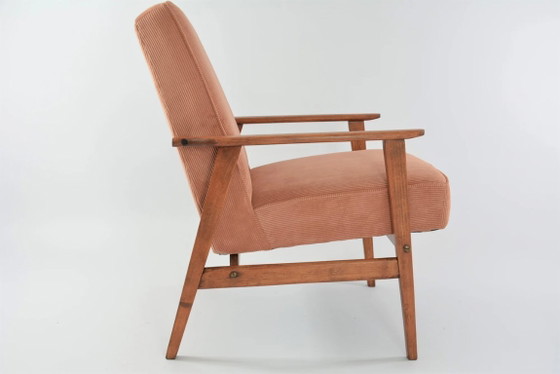 Image 1 of FOX fauteuil in perzikroze corduroy