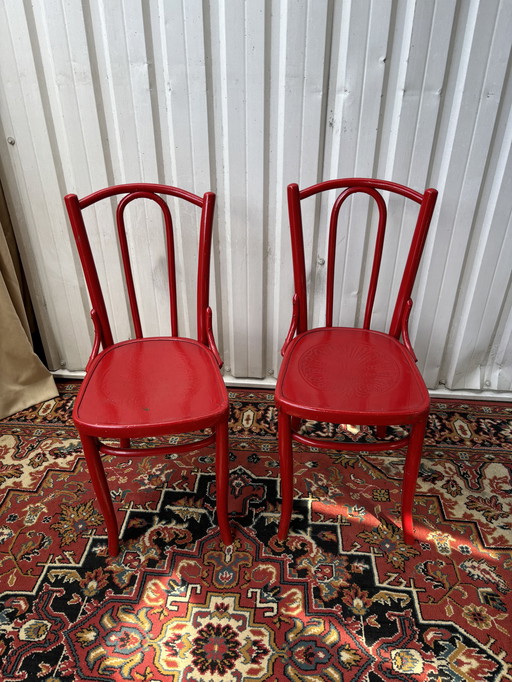Vintage Thonet stoelen Mundus