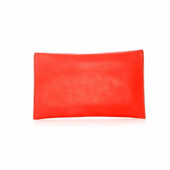 Image 1 of Maison Du Posh, pochette in pelle di agnello rossa