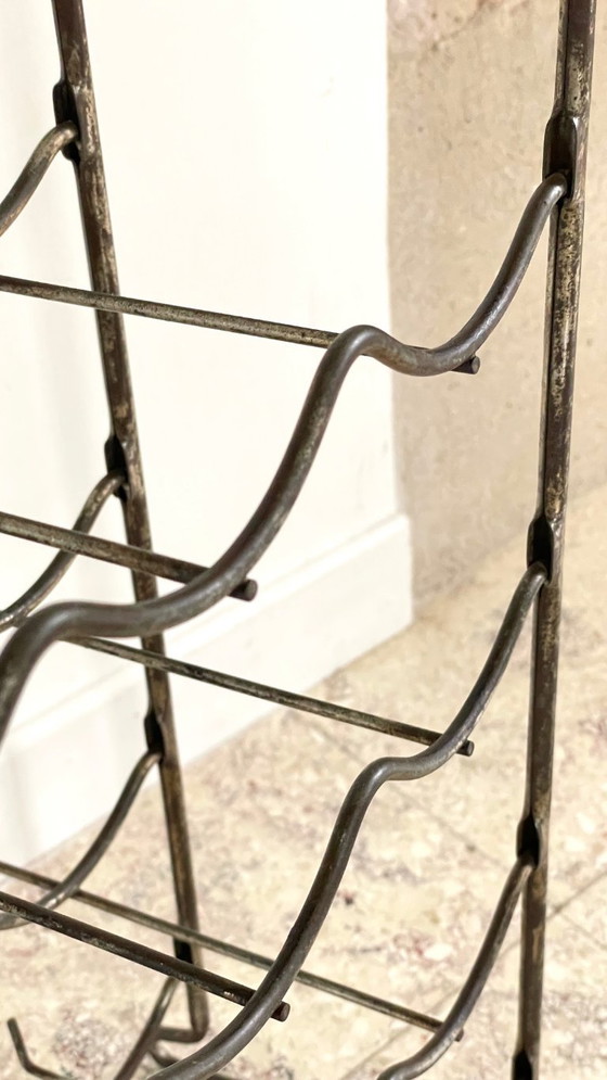 Image 1 of Portabottiglie in acciaio vintage