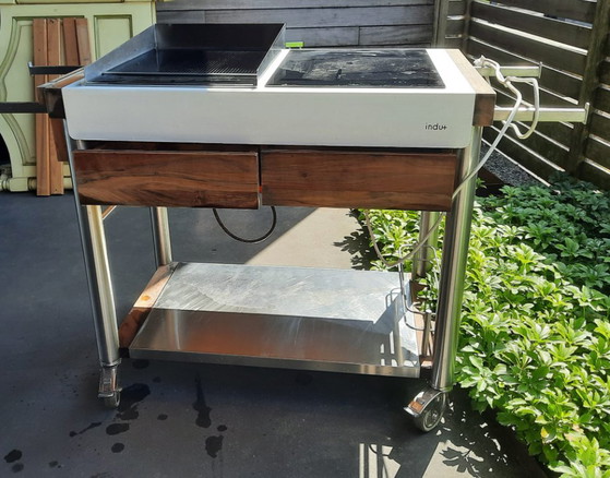 Carrello Cucina Esterna - Grill - Barbecue - INDU+ – Set da salotto, Wood, Aluminium (photo 5 of 9)