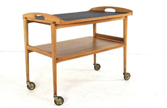 Image 1 of Vintage Trolley Met Los Dienblad